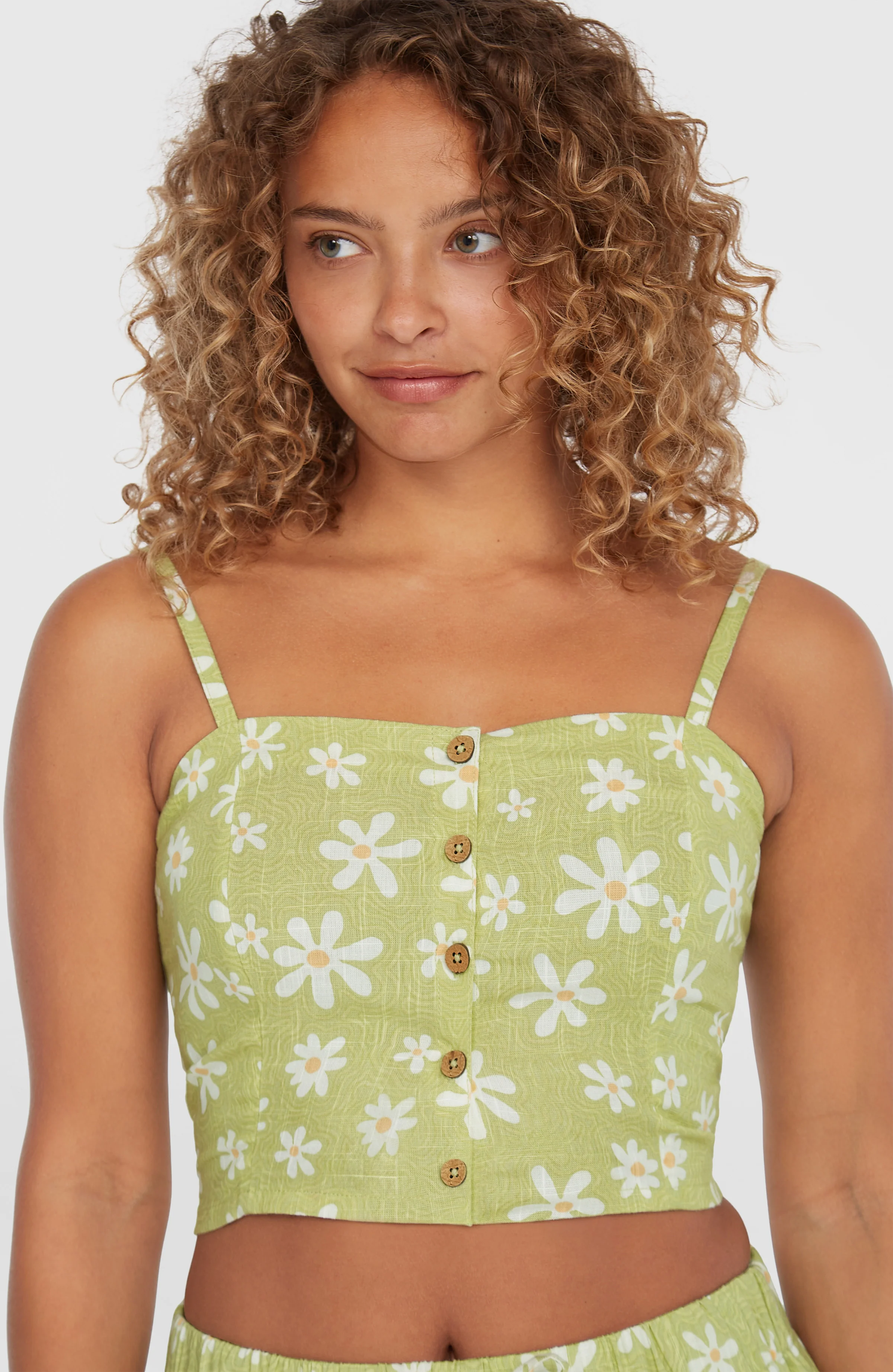 Beach Vintage Shorts | Green Daisyline - Image 2