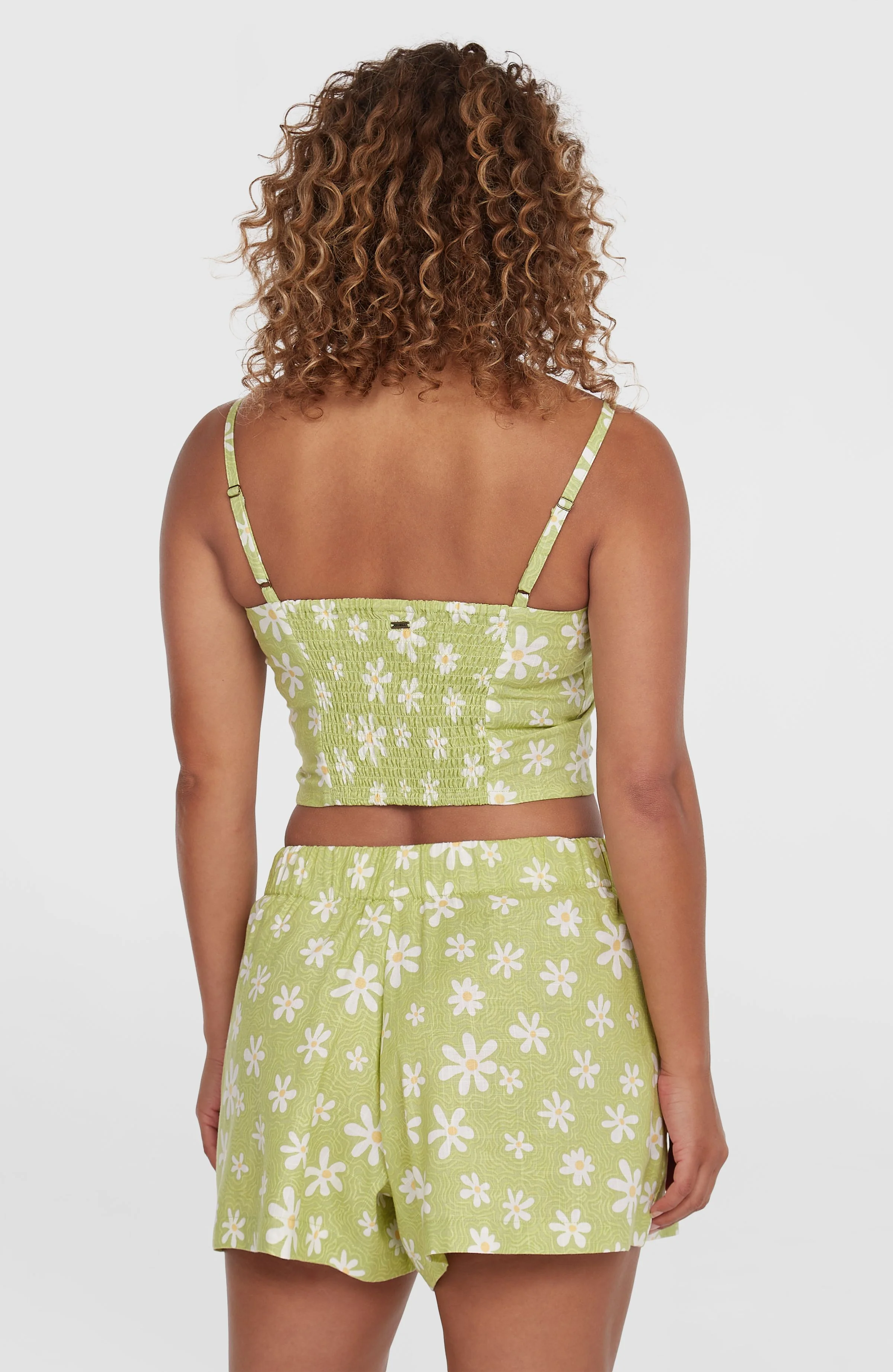 Beach Vintage Shorts | Green Daisyline - Image 3