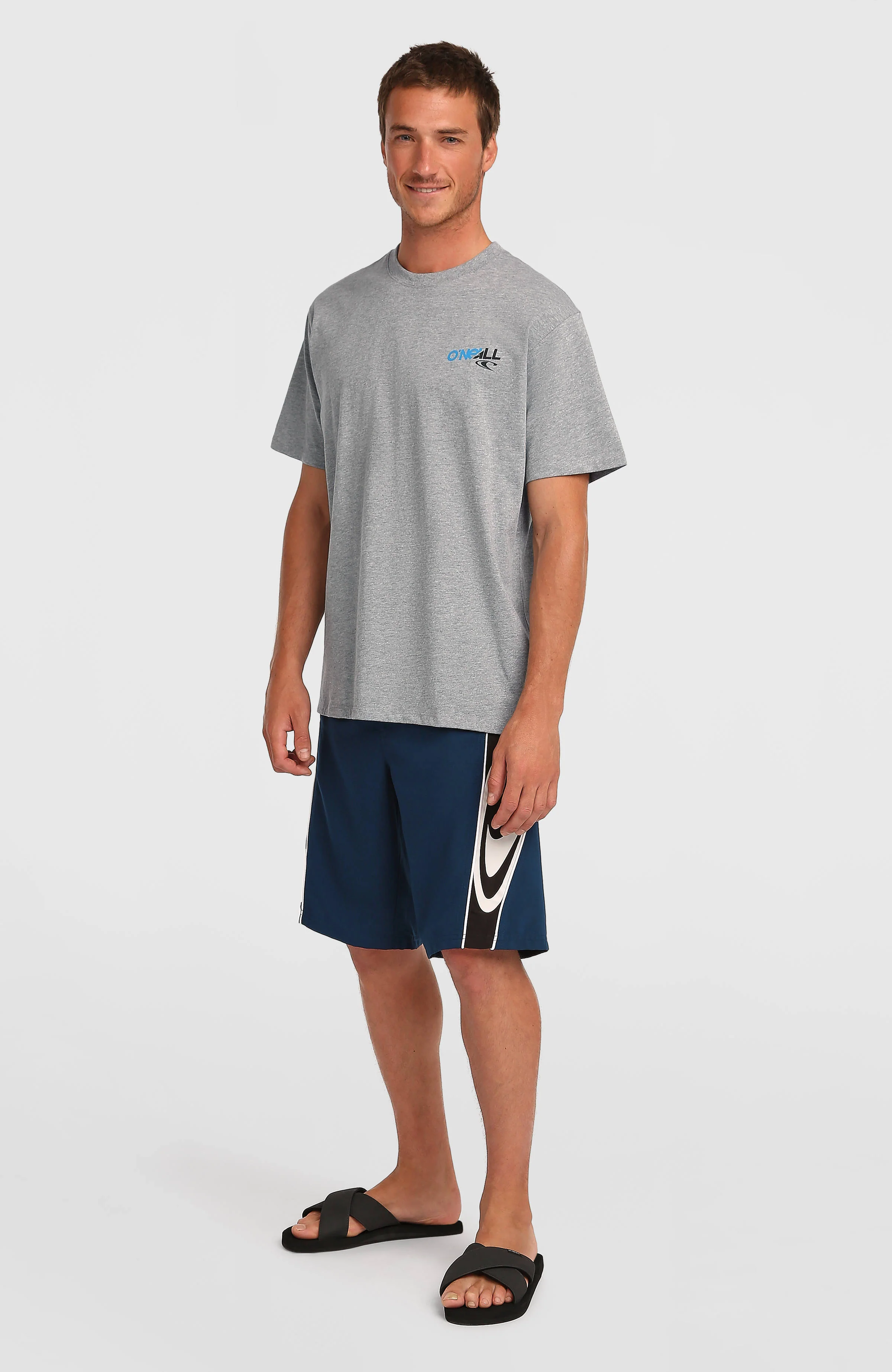 Essentials 90s Graphic T-Shirt | Silver Melee - Image 4