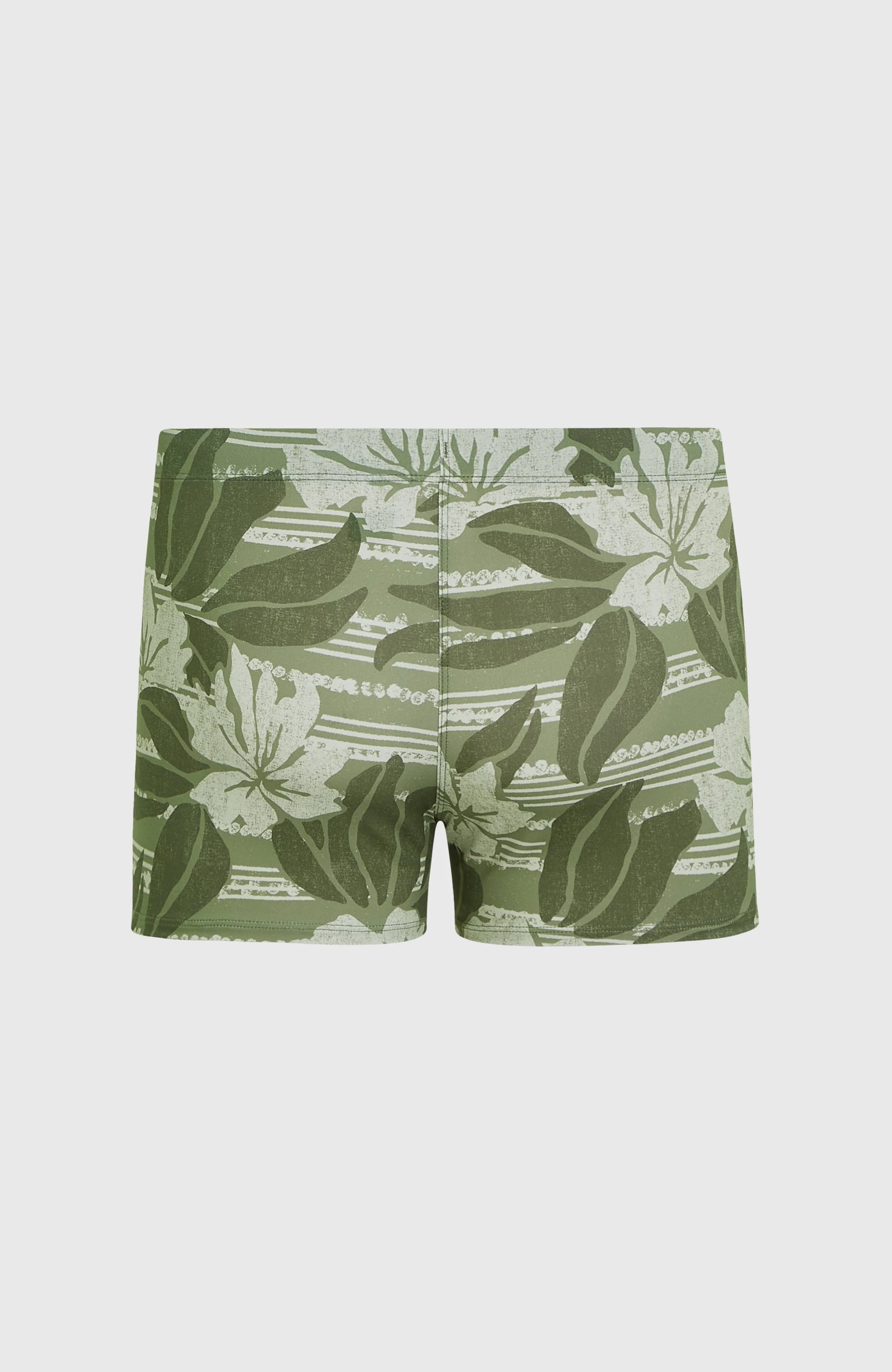 Essentials Floral Racer Badehose | Green Tonal Dusty Flower - Image 6