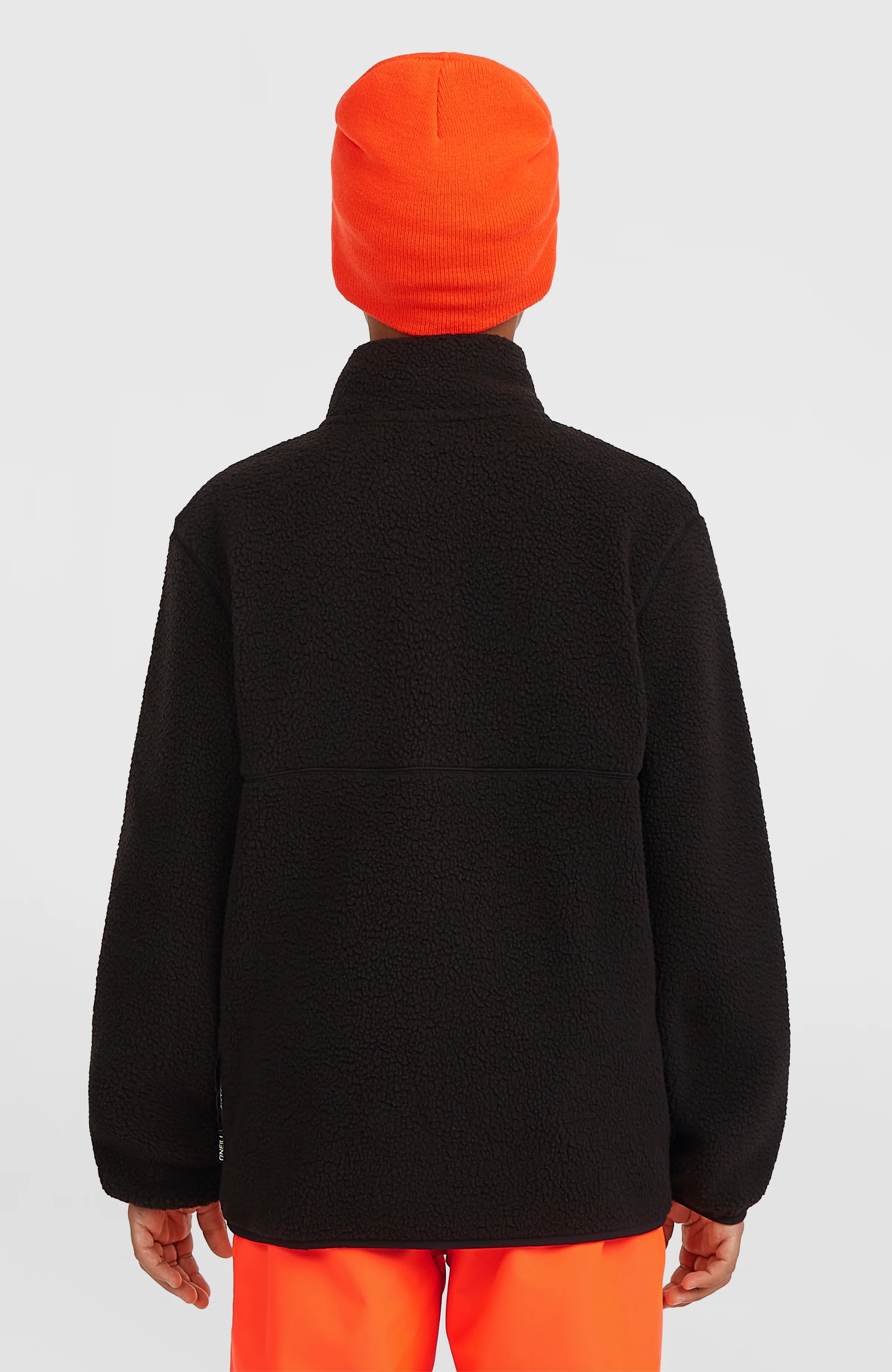 Flauschige Fleecejacke mit Reißverschluss | Black Out - Image 3