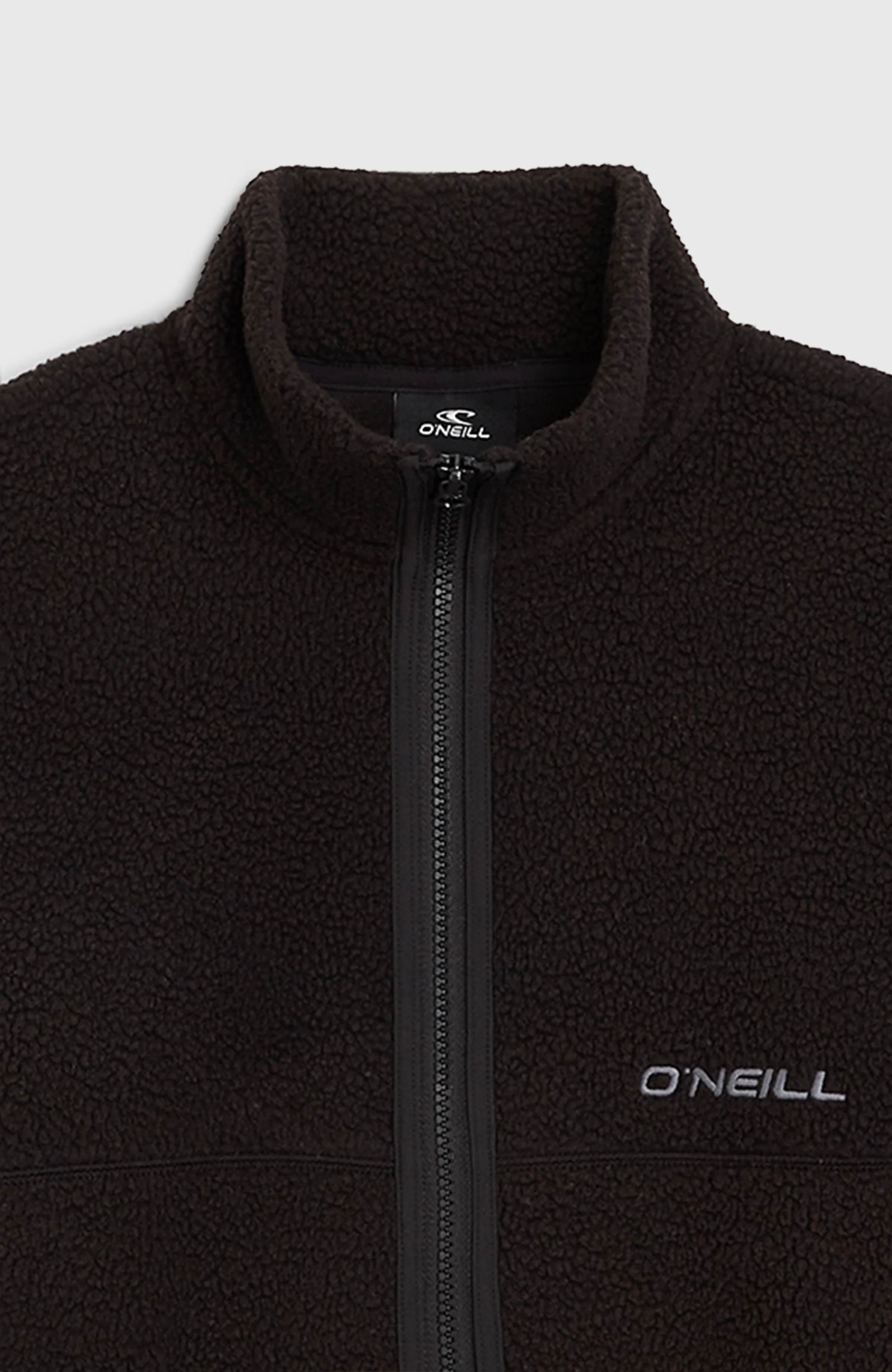 Flauschige Fleecejacke mit Reißverschluss | Black Out - Image 7