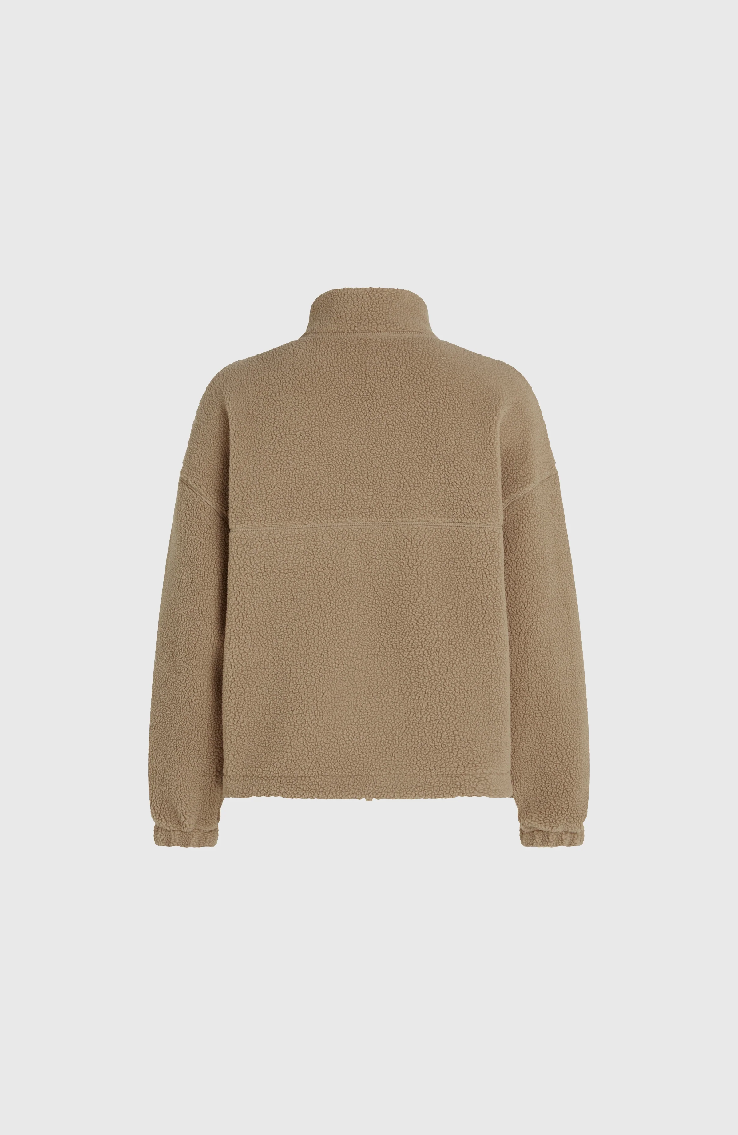 Flauschige Fleecejacke mit Reißverschluss | Concrete - Image 7