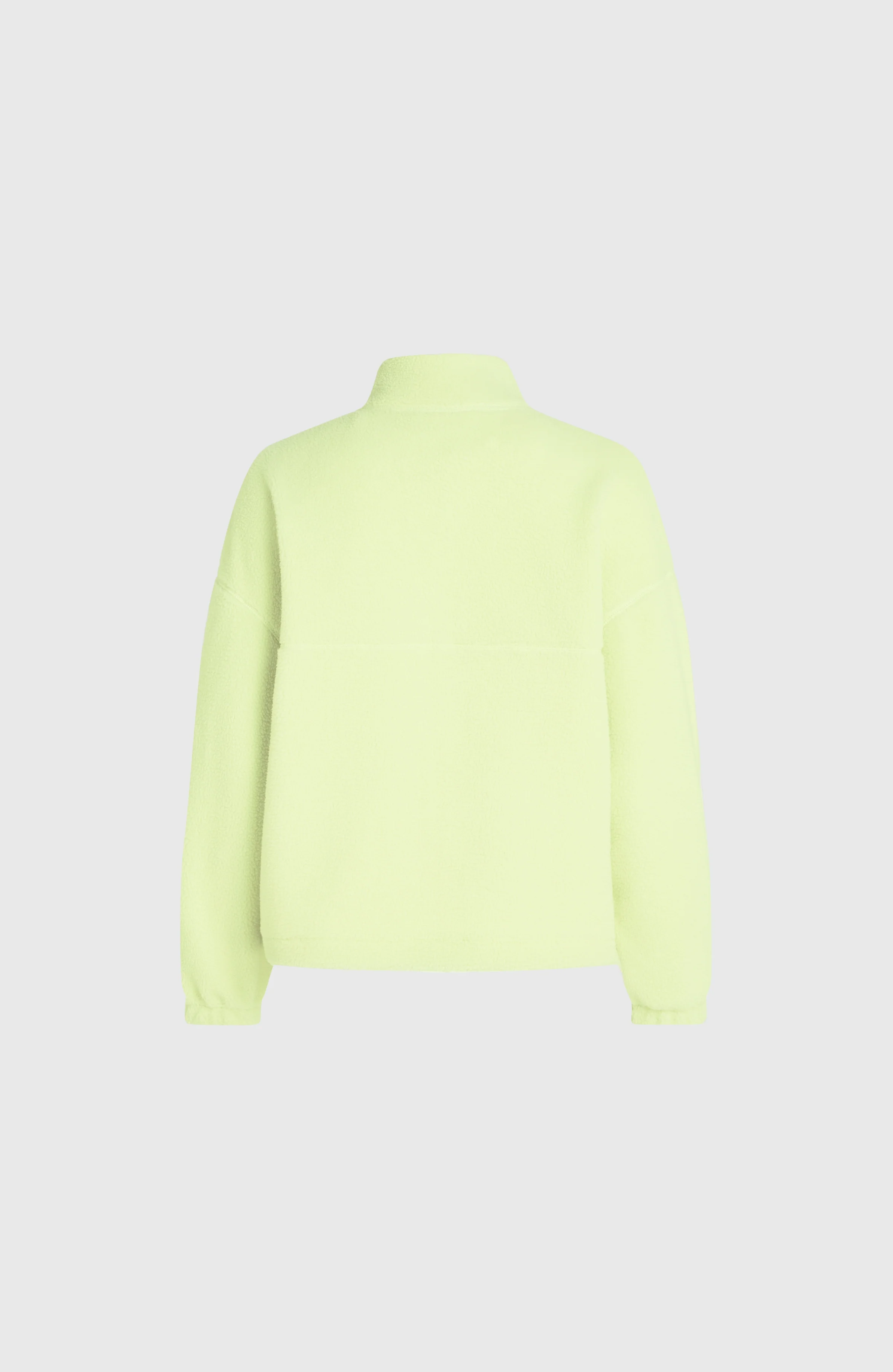 Flauschige Fleecejacke mit Reißverschluss | Lime Wash - Image 7