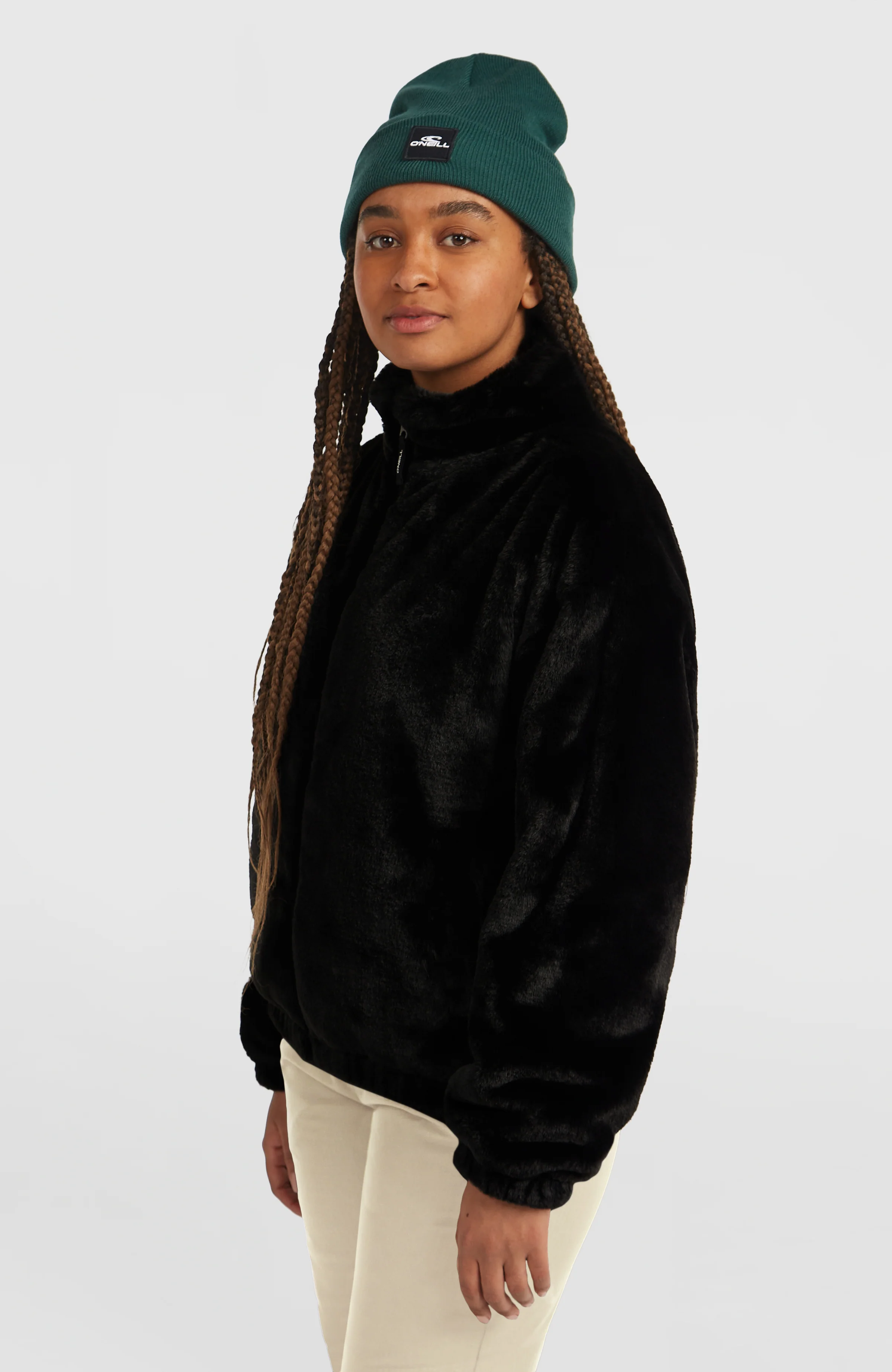FWC'Cruz Faux Fur Fleecejacke | Black Out - Image 3
