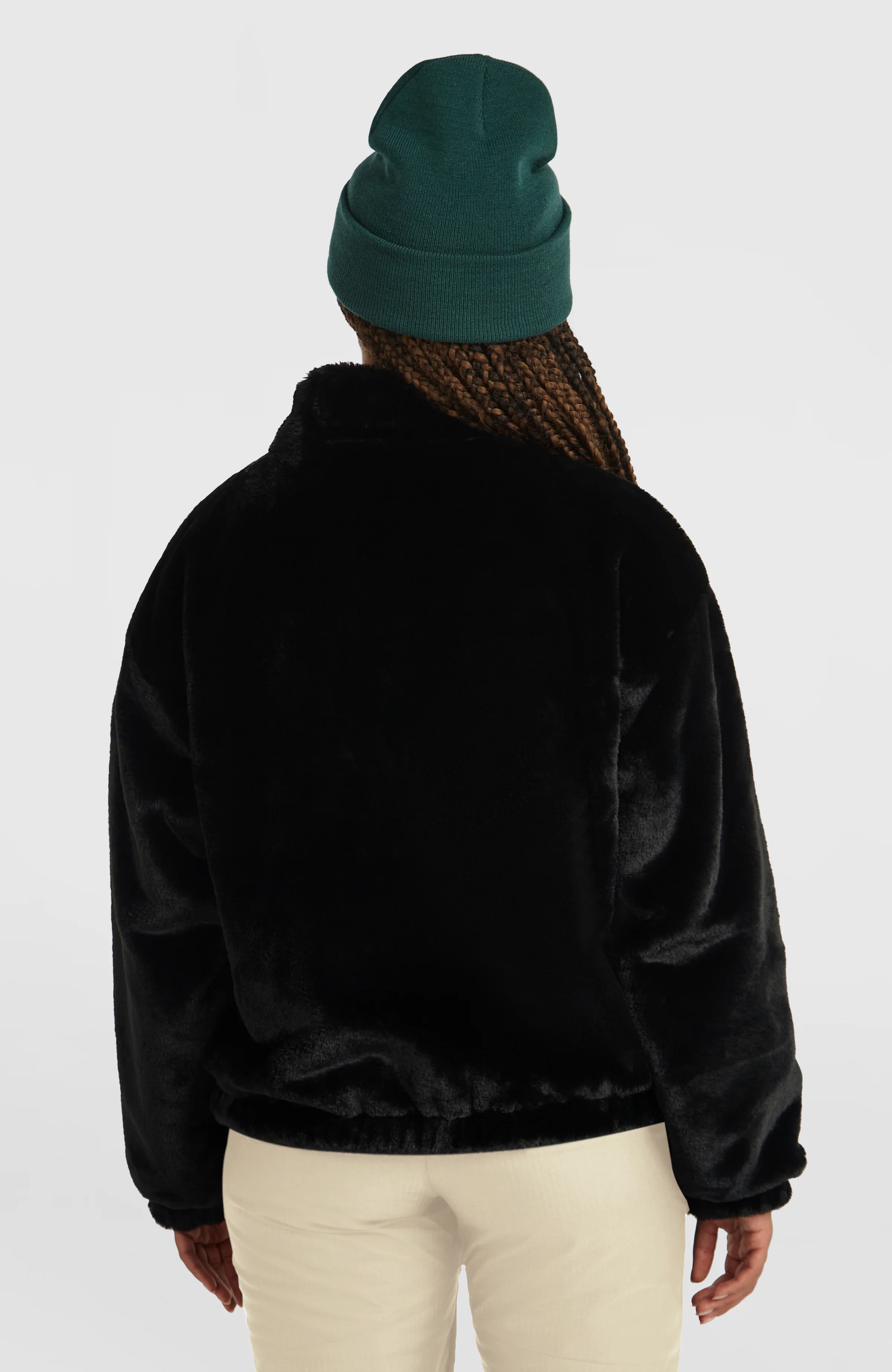 FWC'Cruz Faux Fur Fleecejacke | Black Out - Image 4