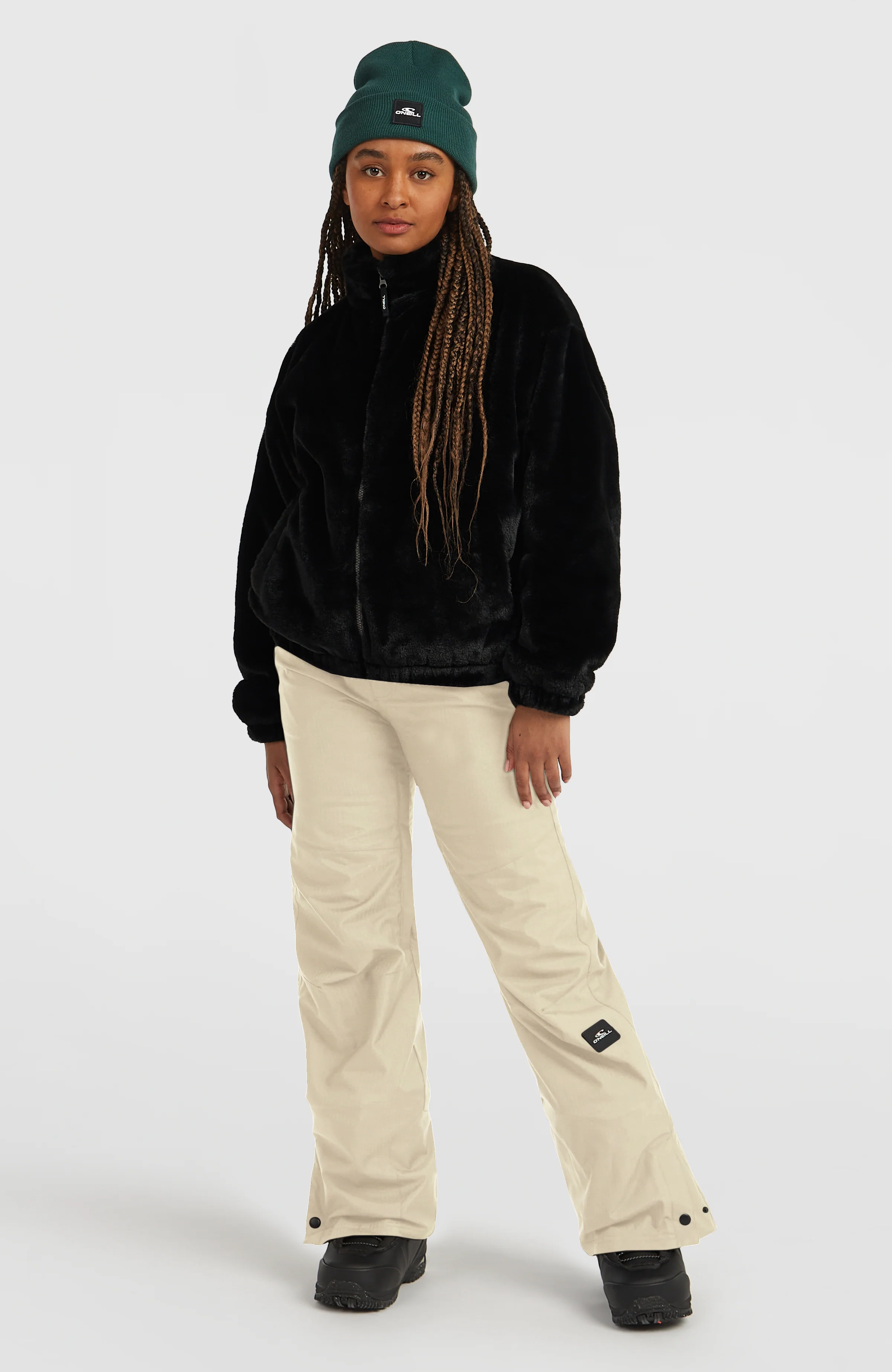 FWC'Cruz Faux Fur Fleecejacke | Black Out - Image 6