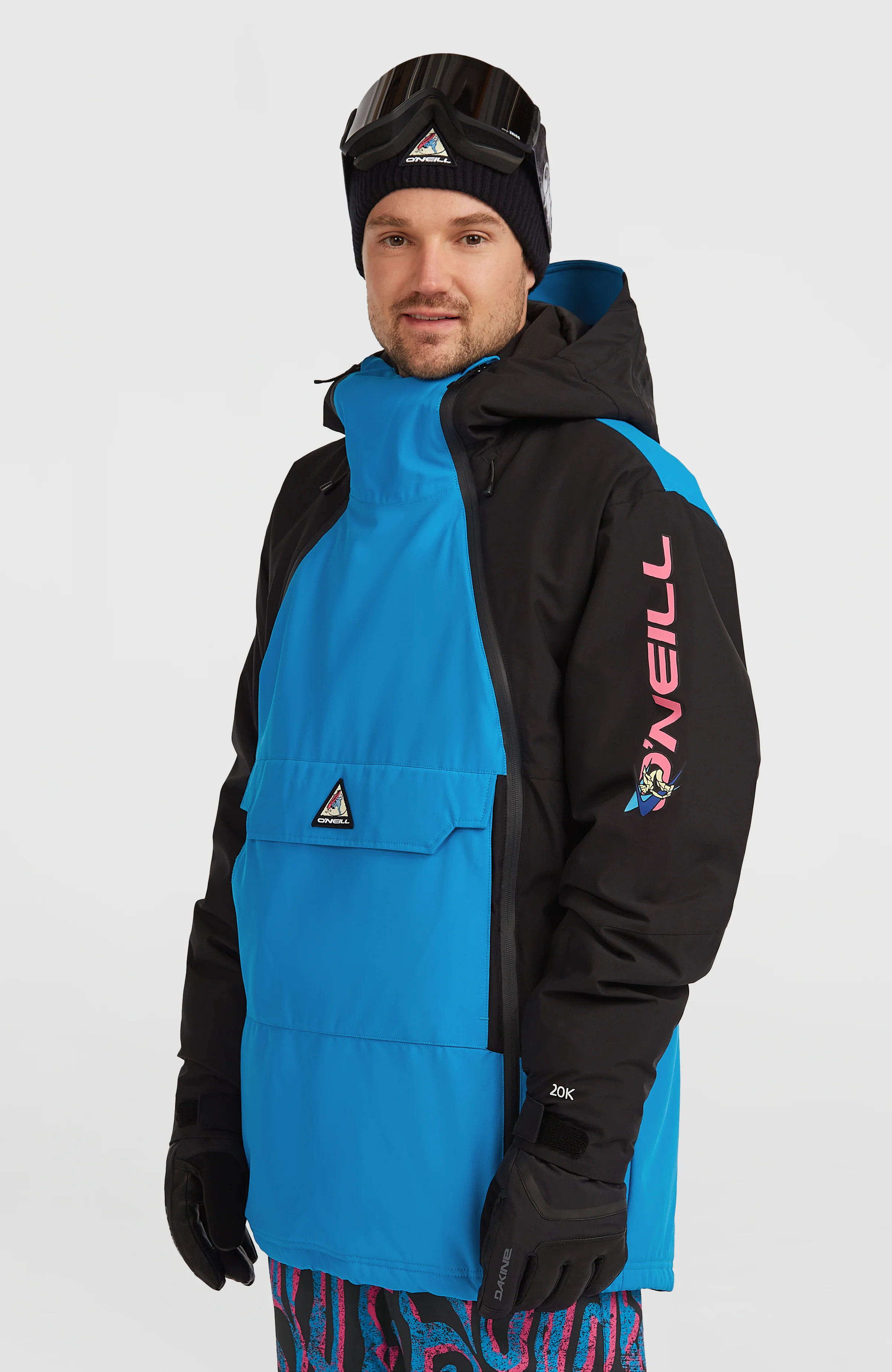 FWC'Play Asymmetric Ski- und Snowboardjacke | Ocean Melody Colour Block - Image 4