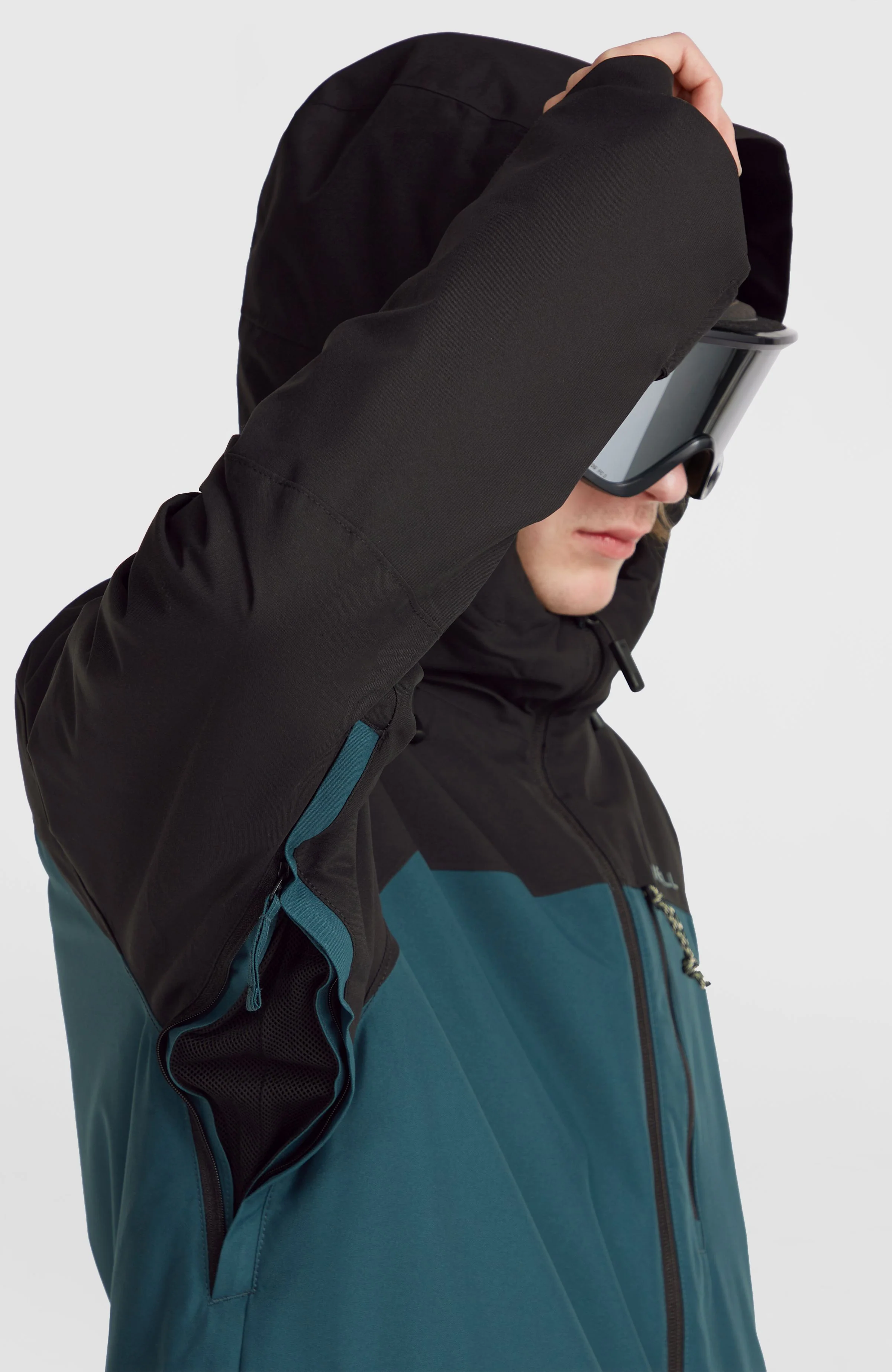 Hammer Plus Skijacke | Alma Steel Colour Block - Image 2