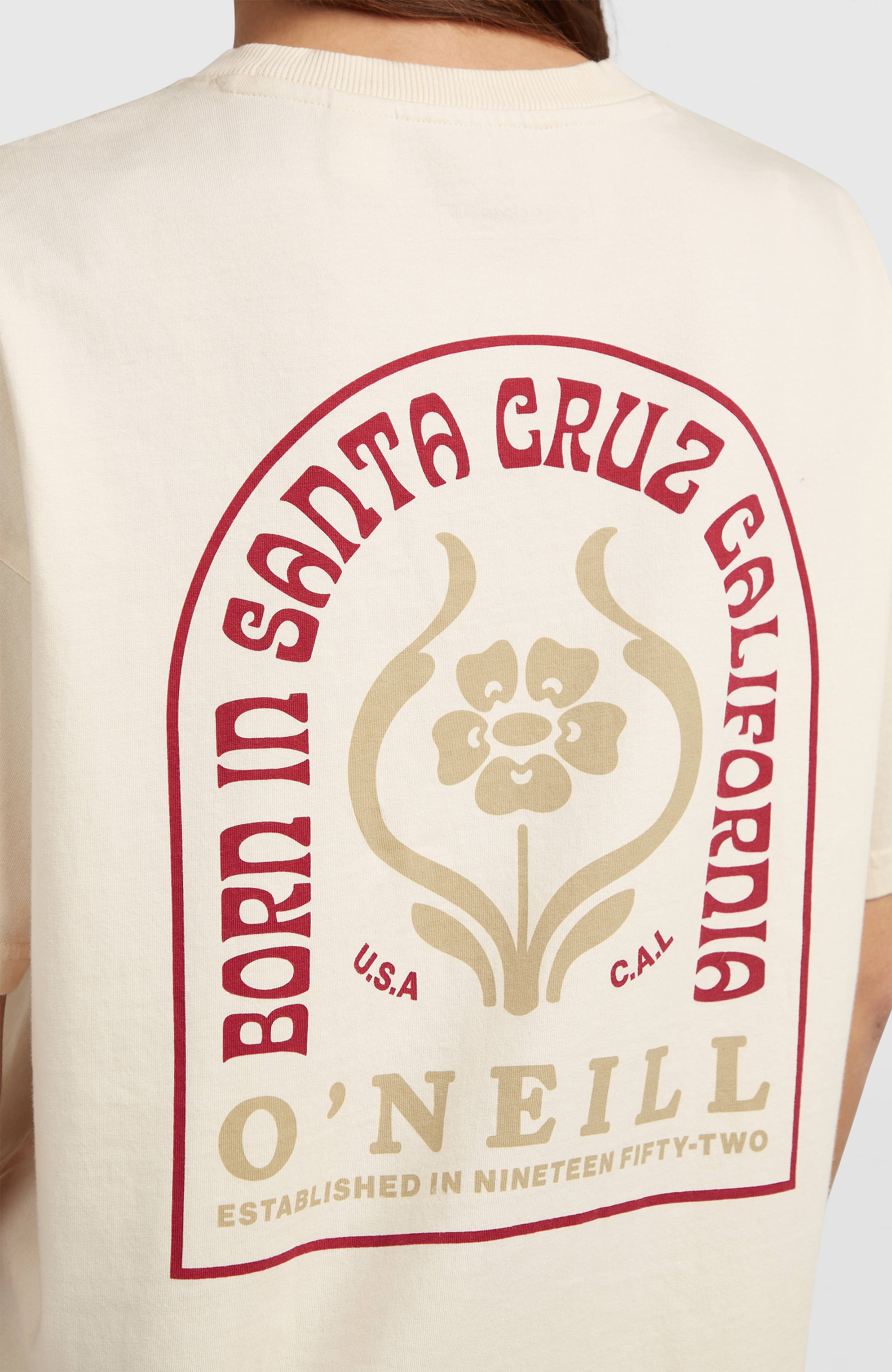 O'Riginals Back-Print T-Shirt | Linen White - Image 3