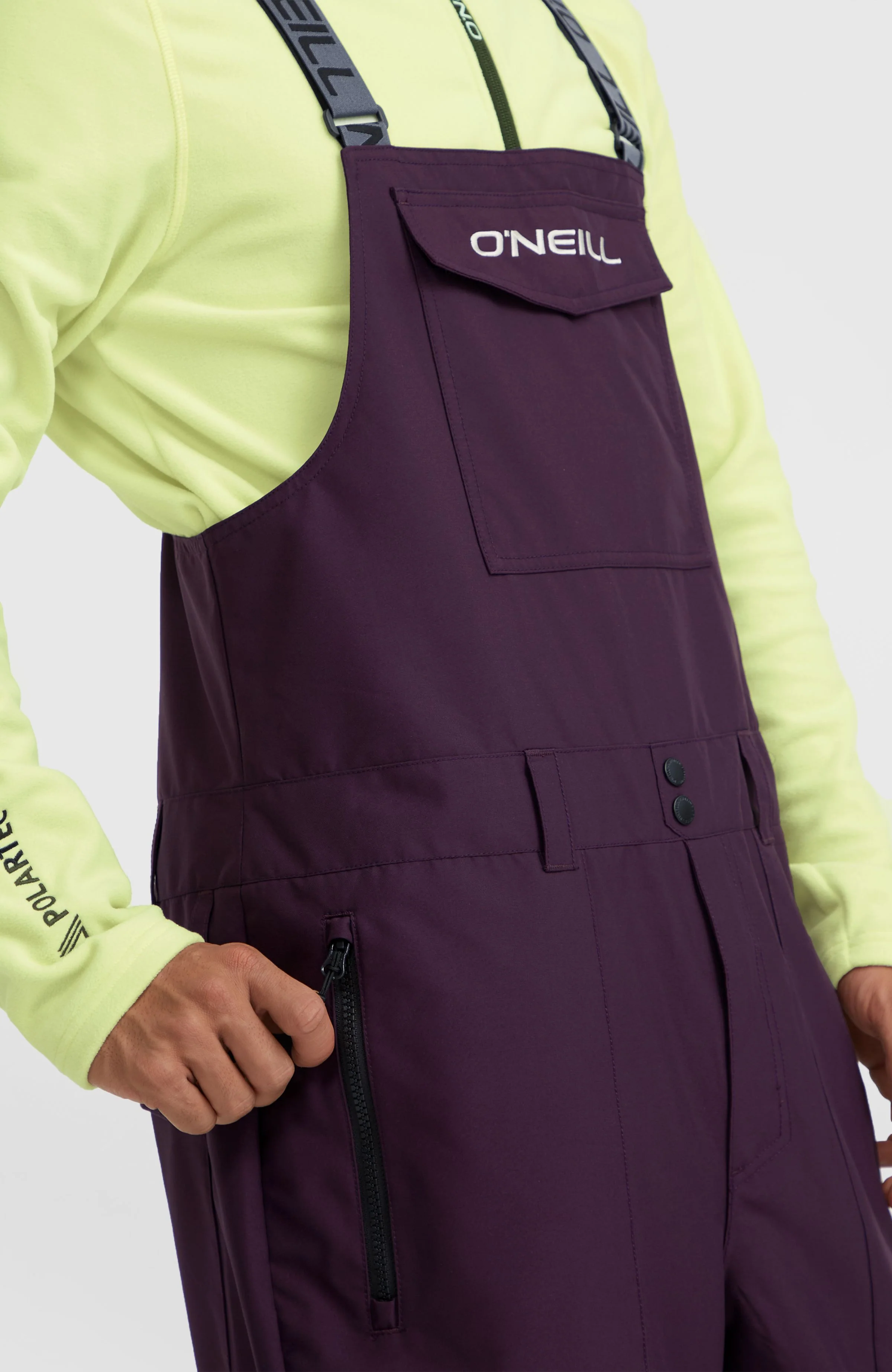O'Riginals Bib Loose Skihose | Aubergine - Image 3
