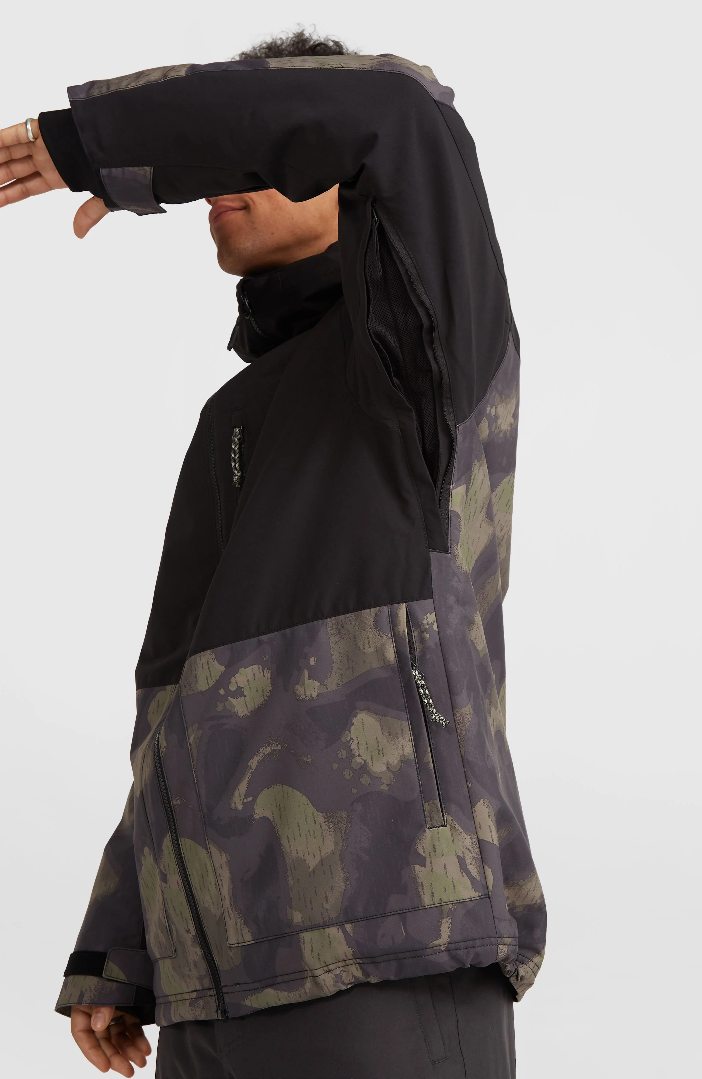 O'Riginals Block Skijacke | Black Night Camo - Image 2