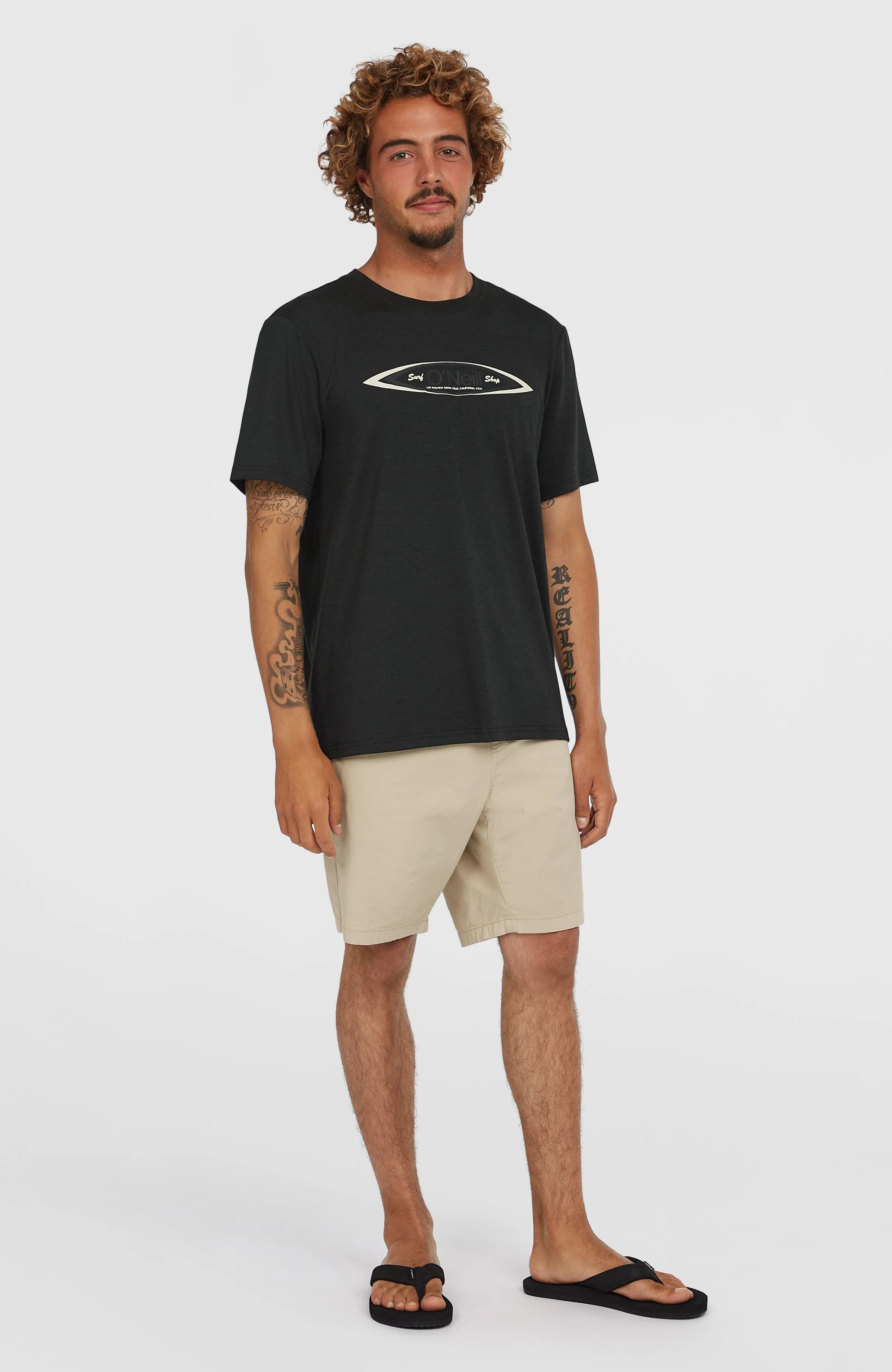 O'Riginals Hybrid Polygiene Graphic T-Shirt | Black Out - Image 3
