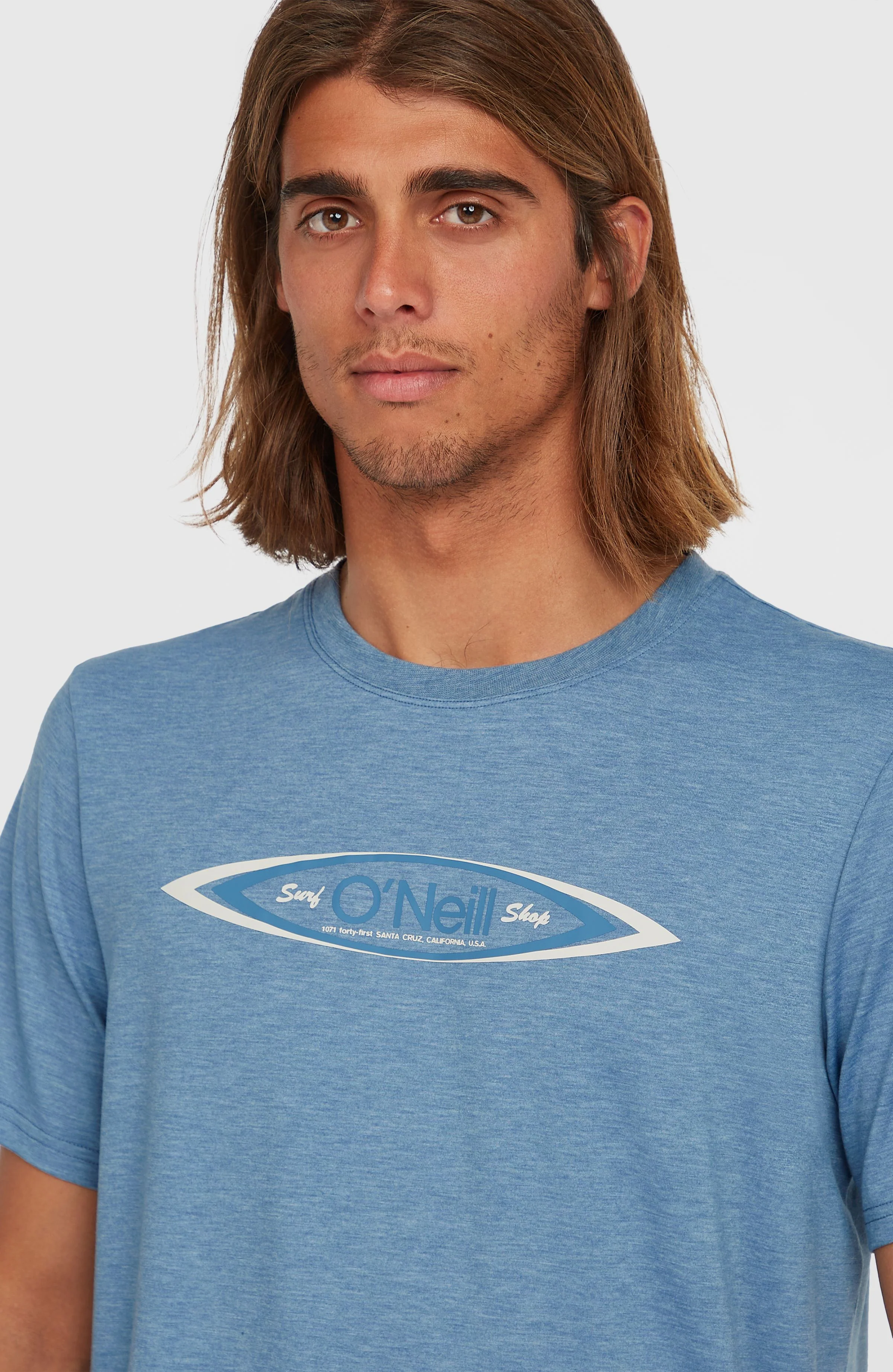 O'Riginals Hybrid Polygiene Graphic T-Shirt | Copen Blue - Image 2