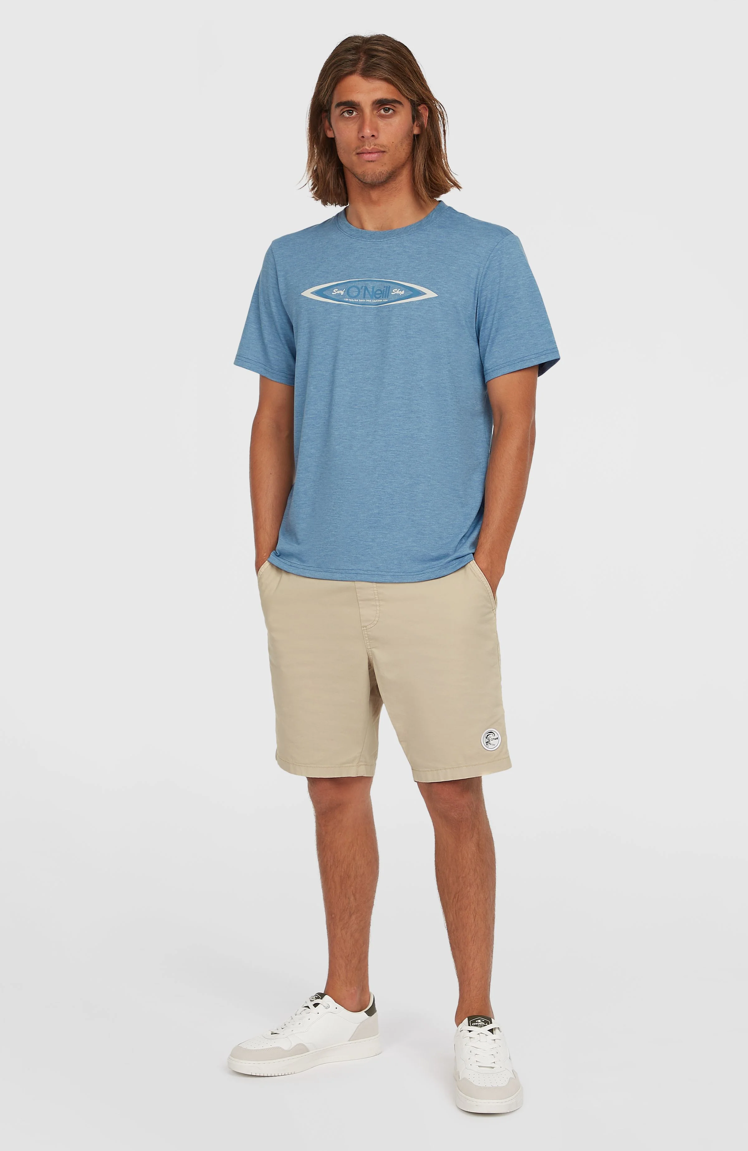 O'Riginals Hybrid Polygiene Graphic T-Shirt | Copen Blue - Image 4
