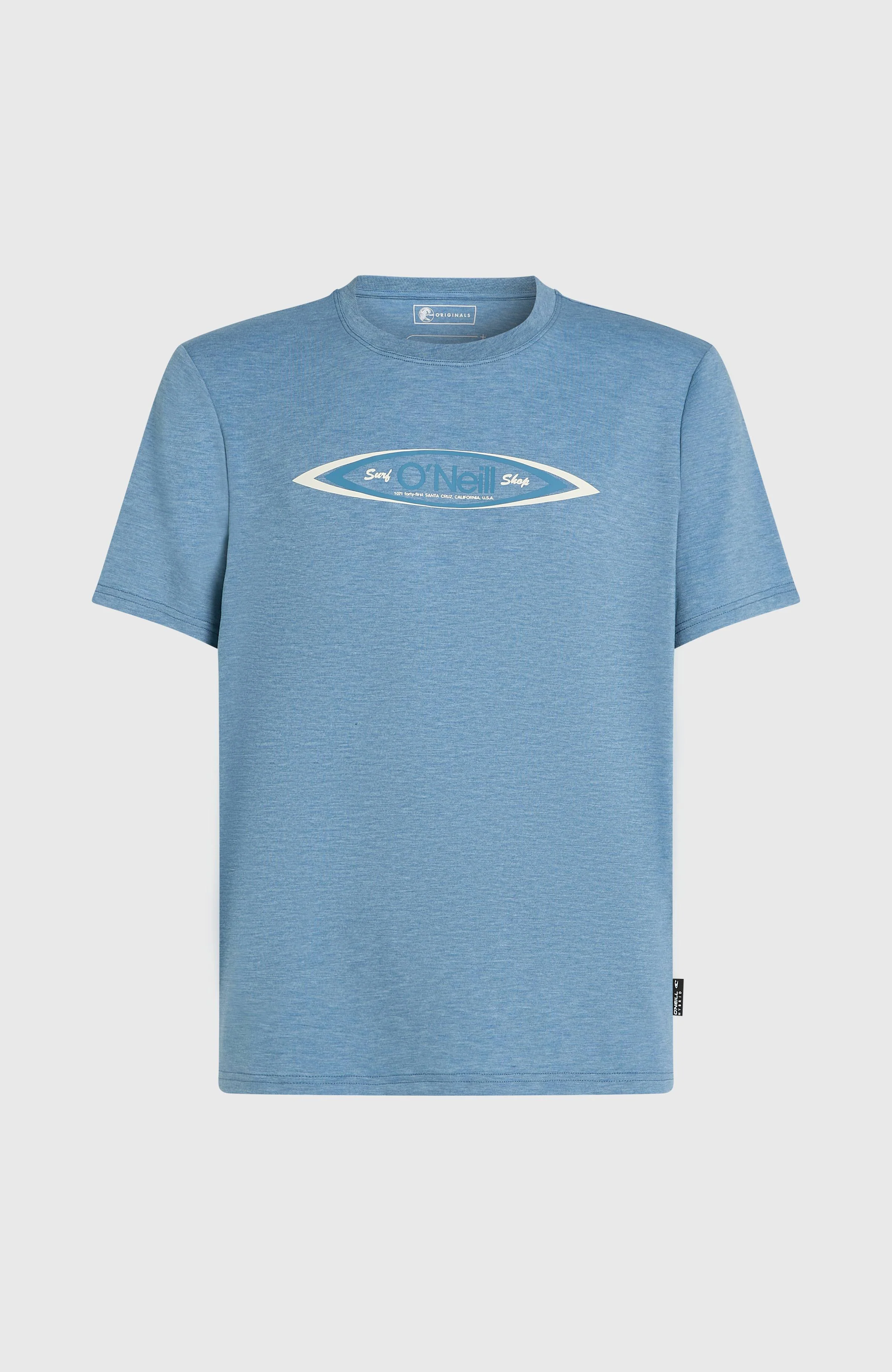 O'Riginals Hybrid Polygiene Graphic T-Shirt | Copen Blue - Image 5