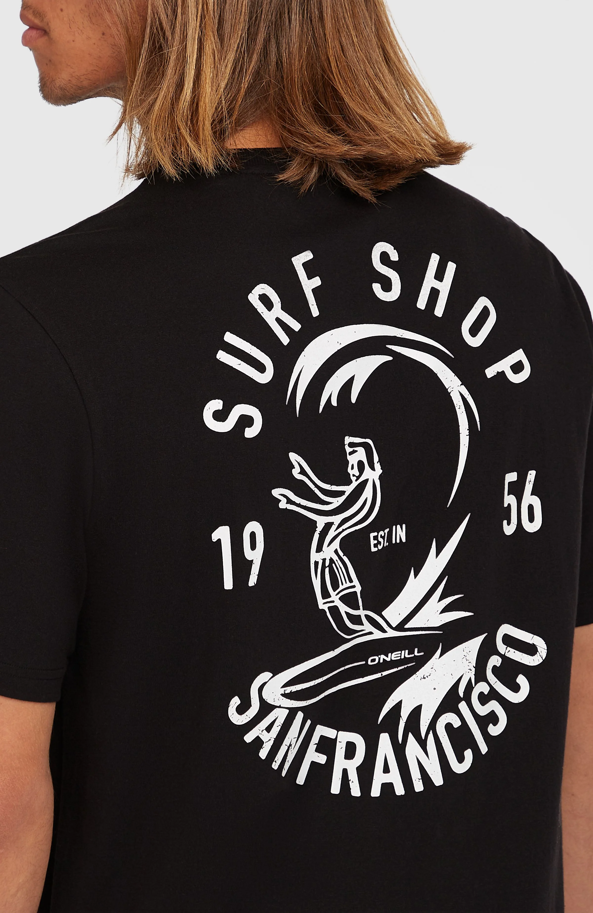 O'Riginals Surf Shop T-Shirt | Black Out - Image 2