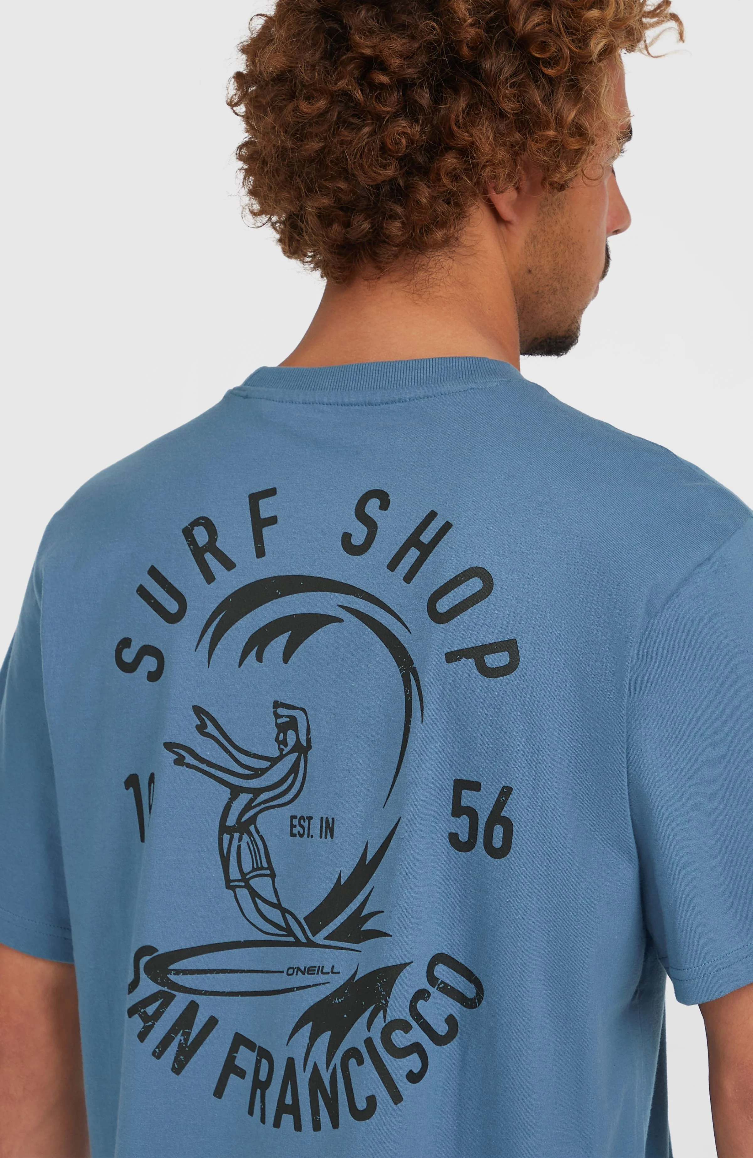 O'Riginals Surf Shop T-Shirt | Copen Blue - Image 2
