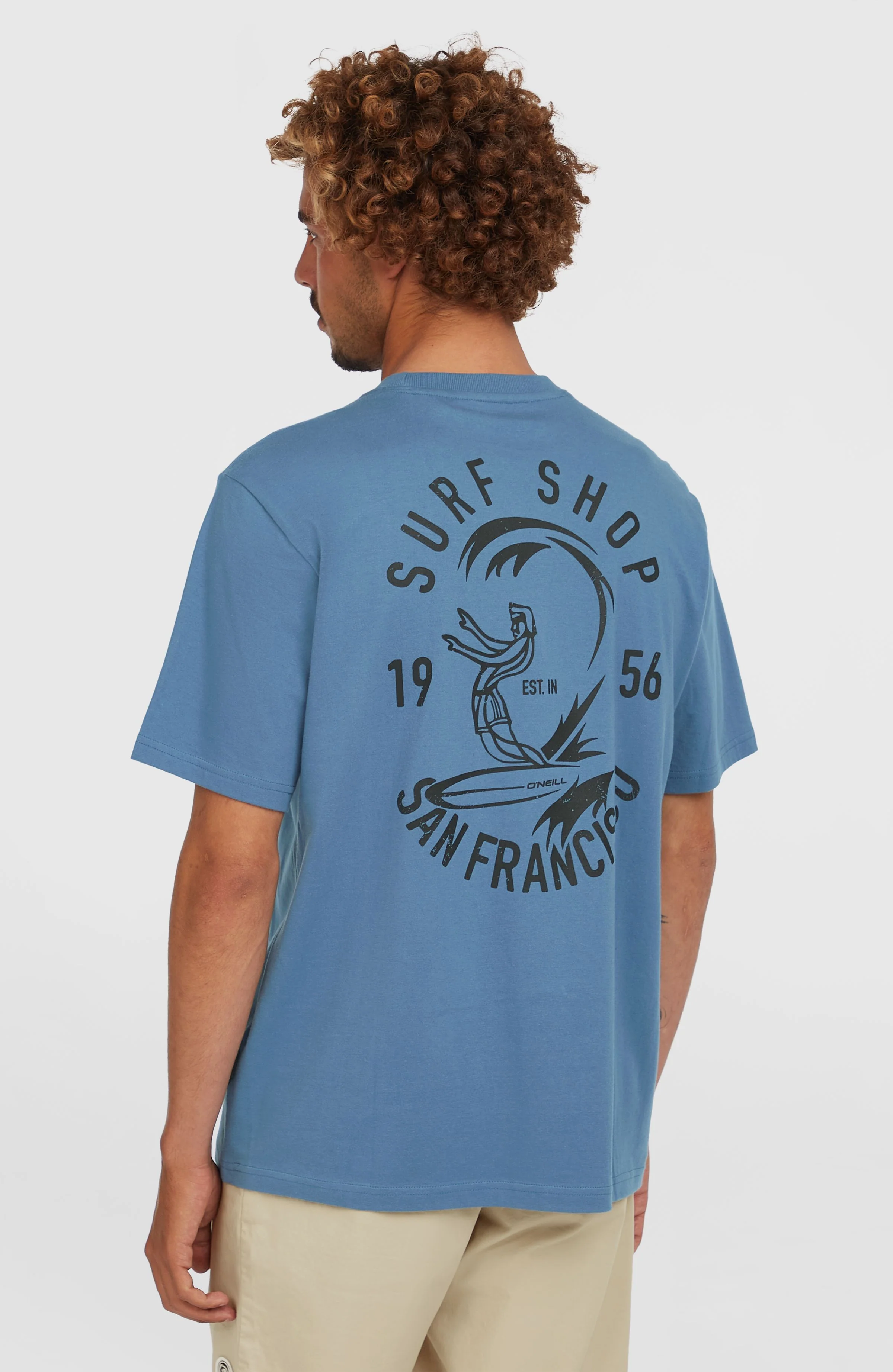 O'Riginals Surf Shop T-Shirt | Copen Blue - Image 3