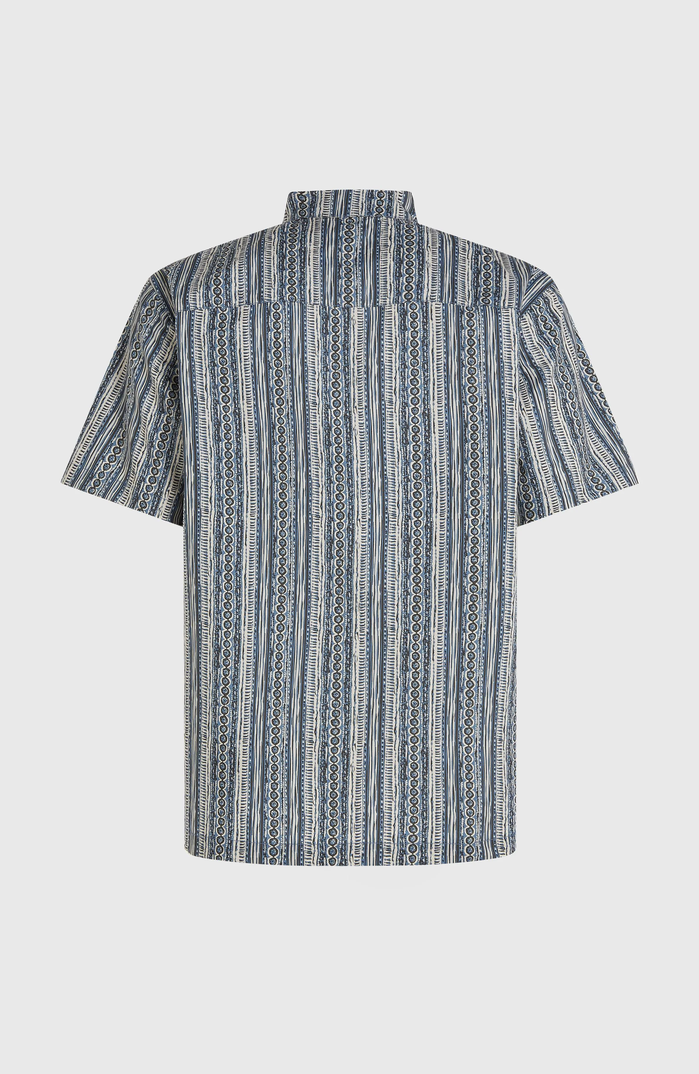 Print-Shirt | Blue Pressed Lines - Image 6
