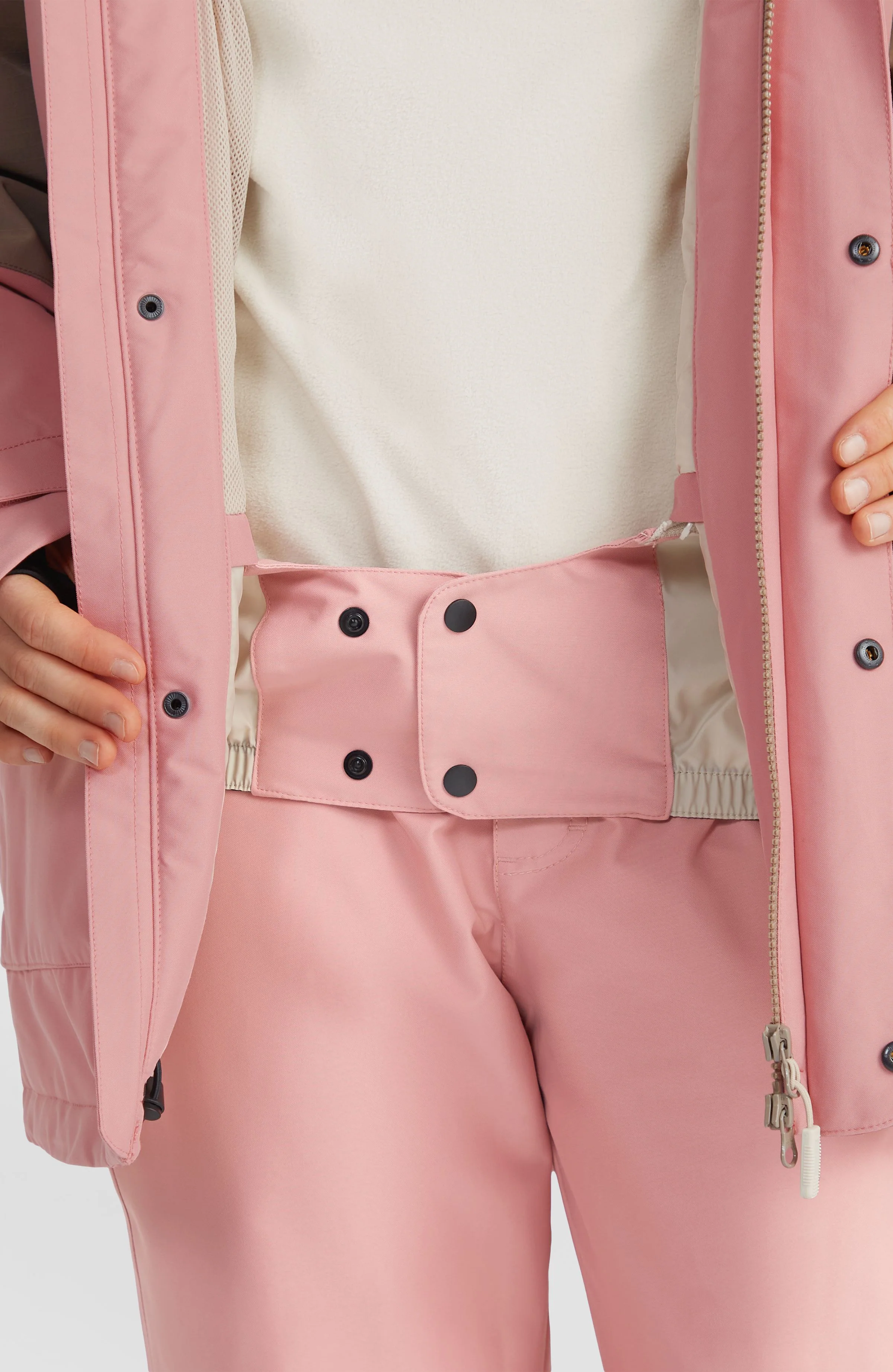 Utility Hybrid-Skijacke | Genuine Pink Colour Block - Image 5